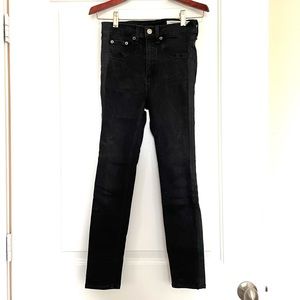 Rag and bone black skinny jeans